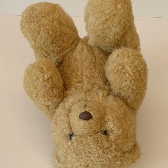 Vintage Teddy Bear Stuffed Animal Plush Toy Brown/Beige 1980s 9" - Picture 6 of 9